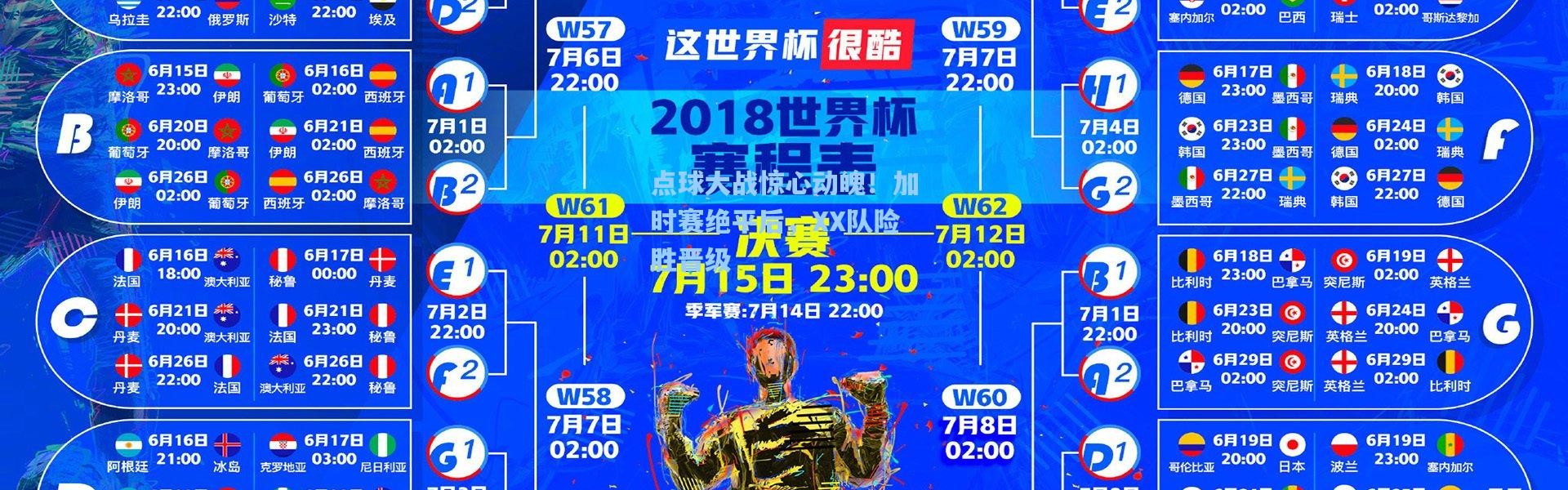 b体育下载：点球大战惊心动魄！加时赛绝平后，XX队险胜晋级